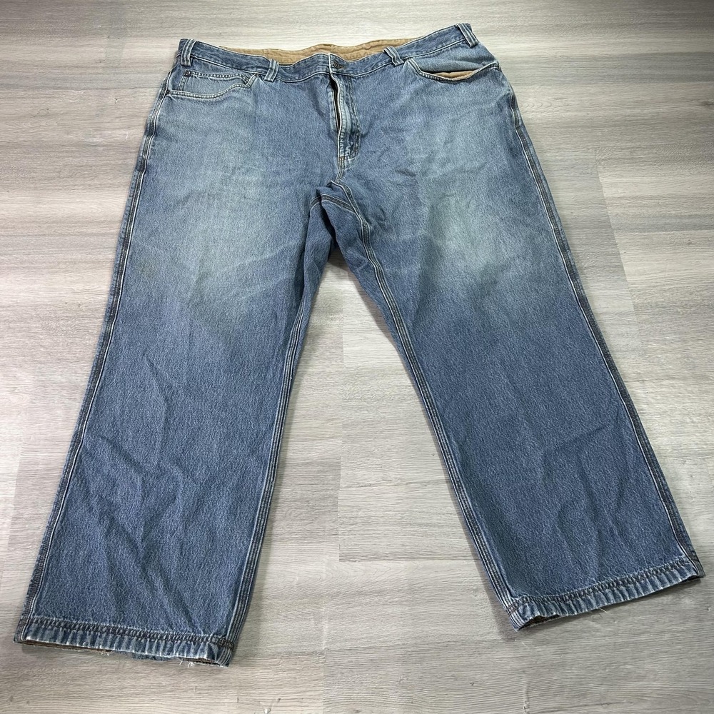Duluth Trading Co Jeans Mens 46x30 (44x29) Blue Relaxed Straight Denim Pants